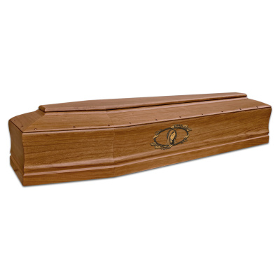 Foto cofano tipo 42 scuro noce asiatico con madonna applicata