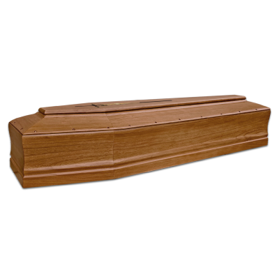 Foto cofano tipo 42 scuro noce asiatico con crocifisso applicato